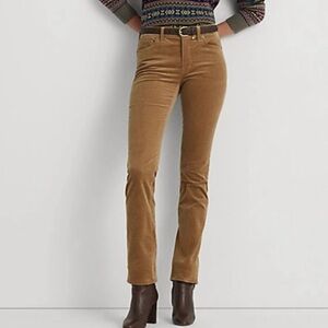Ralph Lauren Women's Brown Straight Leg cords